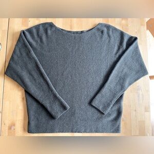 Naadam Wedge Luxe Cashmere Olive Green Sweater Small S